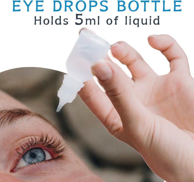 ETCR 6 Pack Eye Dropper Bottles, 5ML Liquid Medicine Travel Containers, Plastic Applicator Bottles, Squeeze Bottle for Oil, Sample (6) - Image 3